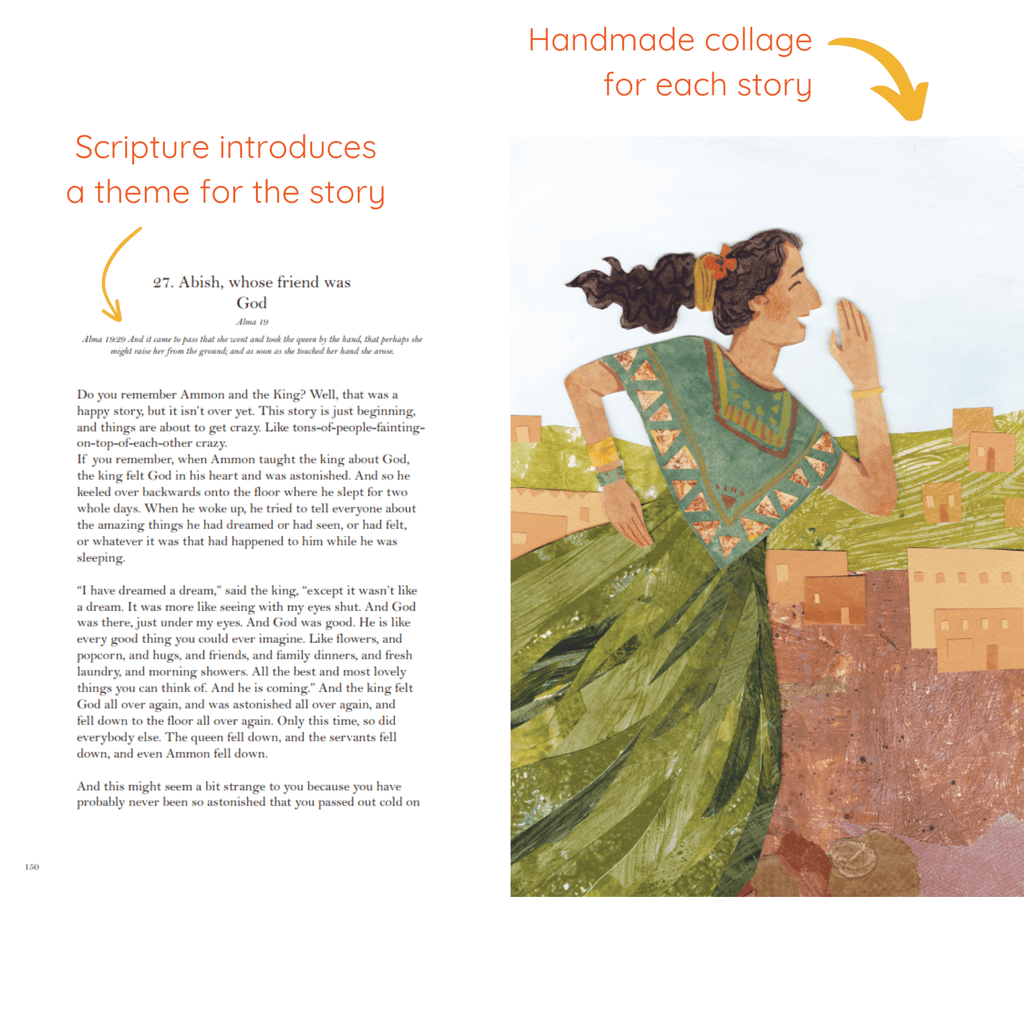 The Book of Mormon Storybook Volume 2 inside pages, spread 2