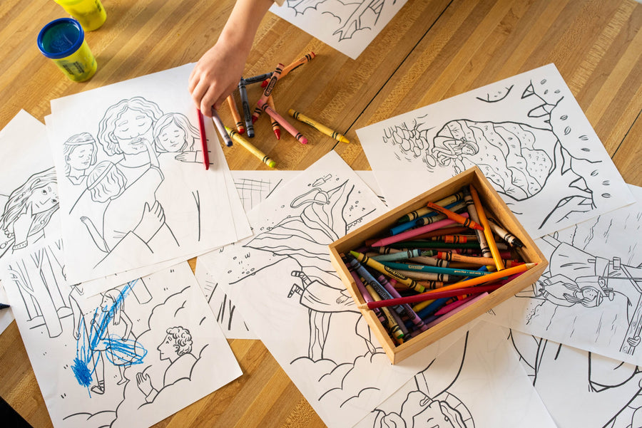 Book of Mormon coloring pages printable